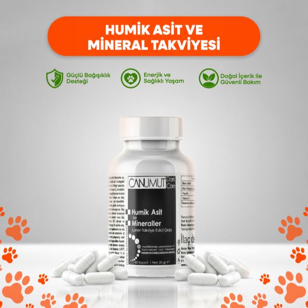 Humik Asit ve Mineral Takviyesi – Evcil Dostlar İçin Günlük Denge Desteği